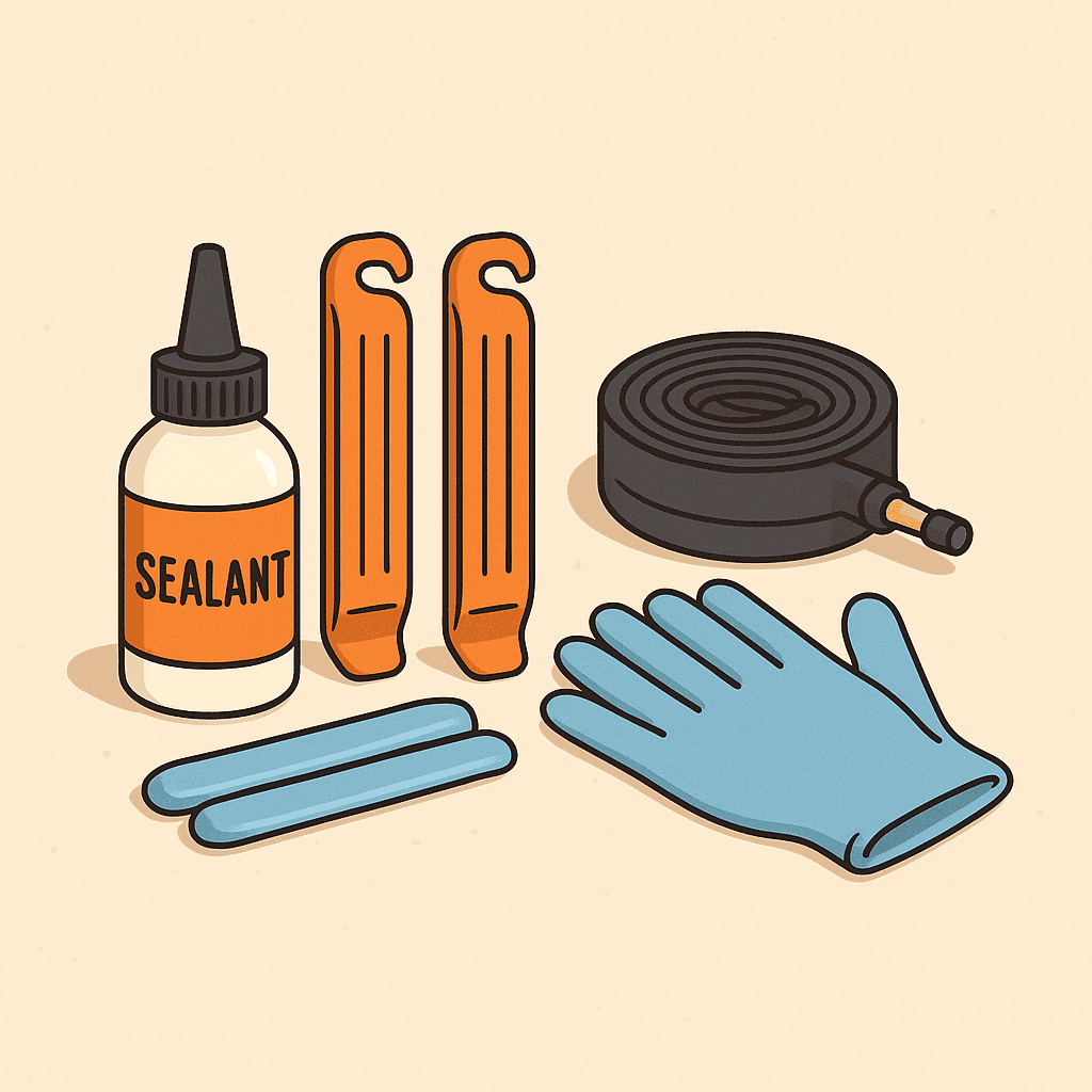 Oxidation prevention kit with sealant, tape, gloves, and fuel line to protect appliances and equipment.