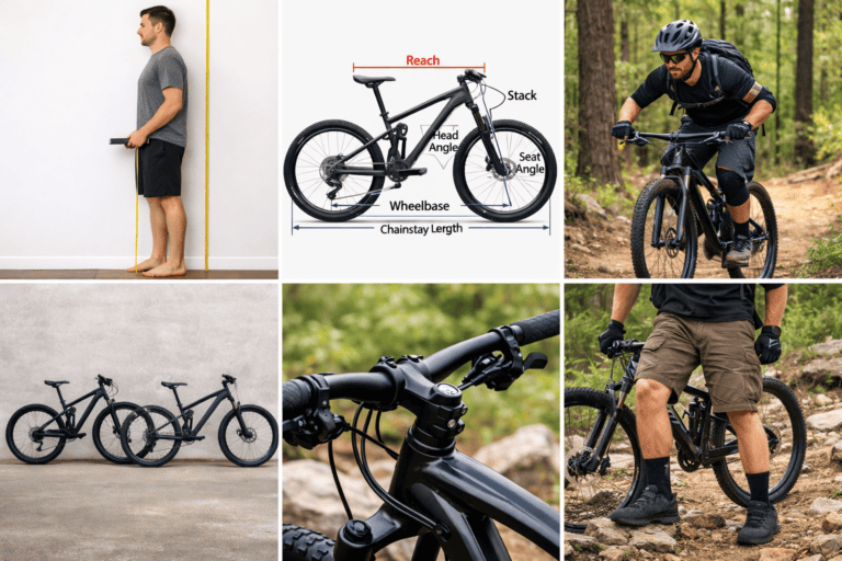 The Complete Mountain Bike Sizing Chart (By Height, Inseam & Fit)