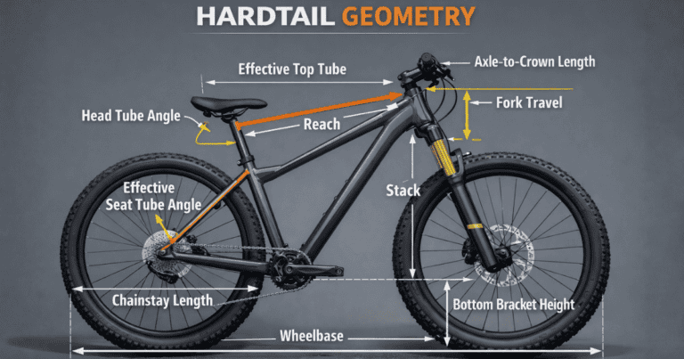 Hardtail Mountain Bike Geometry: Measurements, Fit & Setup Guide